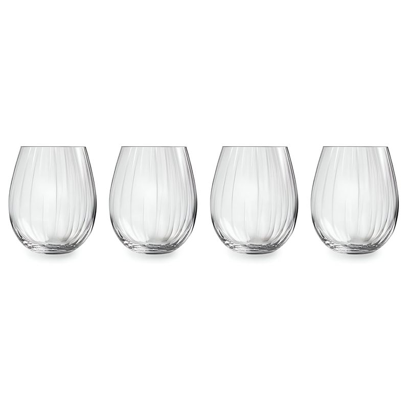 ROYAL LEERDAM - Setx4 Vasos Cortos Plisse 15Oz