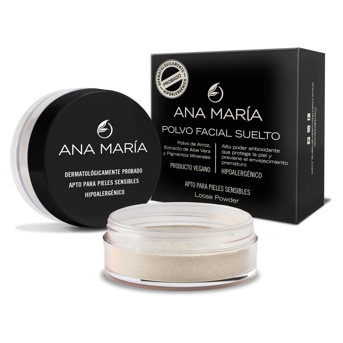 ANA MARIA - Polvo Suelto Fac Traslucido Ana María 18 gr