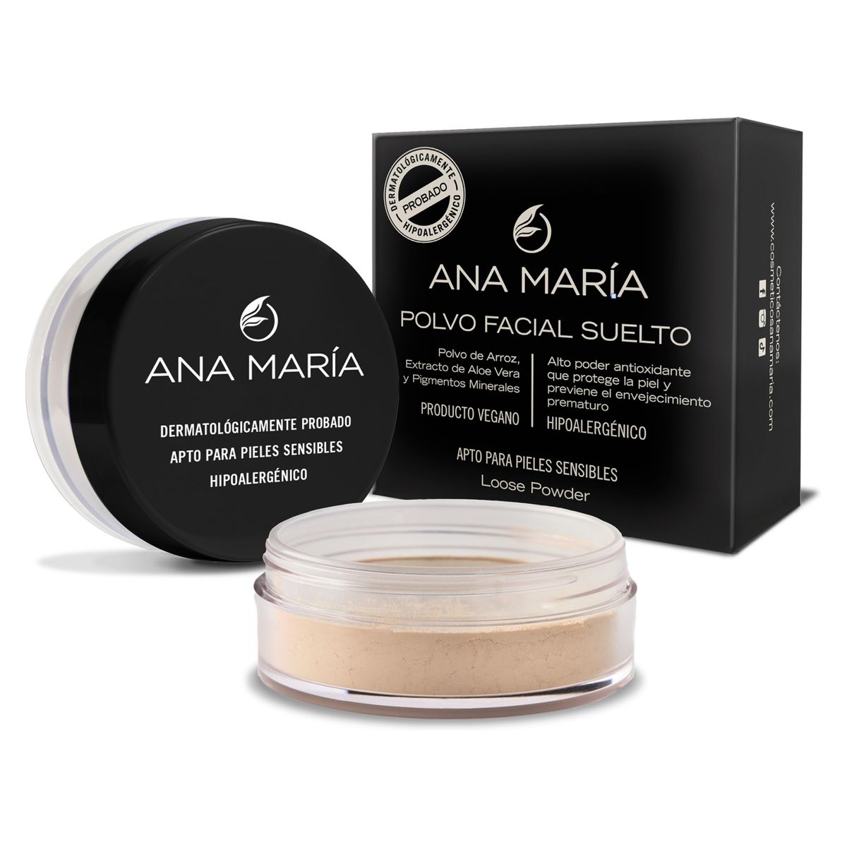 ANA MARIA - Polvo Suelto Fac Claro Ana María 18 gr