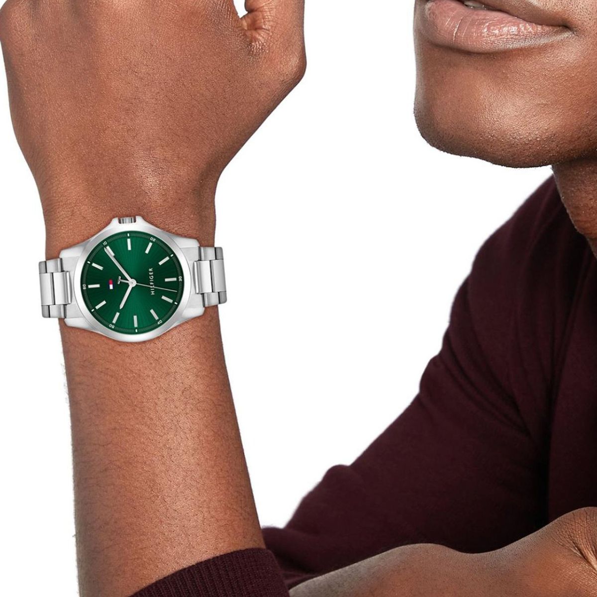 TOMMY HILFIGER - Reloj Tommy Hilfiger Hombre 1710672 . Reloj Acero Inoxidable Plateado