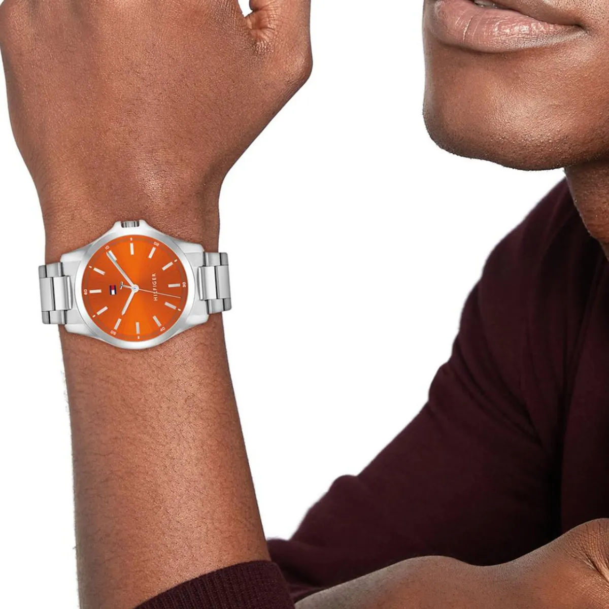 TOMMY HILFIGER - Reloj Tommy Hilfiger Hombre 1710678 . Reloj Acero Inoxidable Plateado
