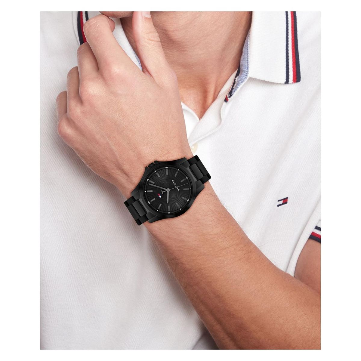 TOMMY HILFIGER - Reloj Tommy Hilfiger Hombre 1710680 . Reloj Acero Inoxidable Negro