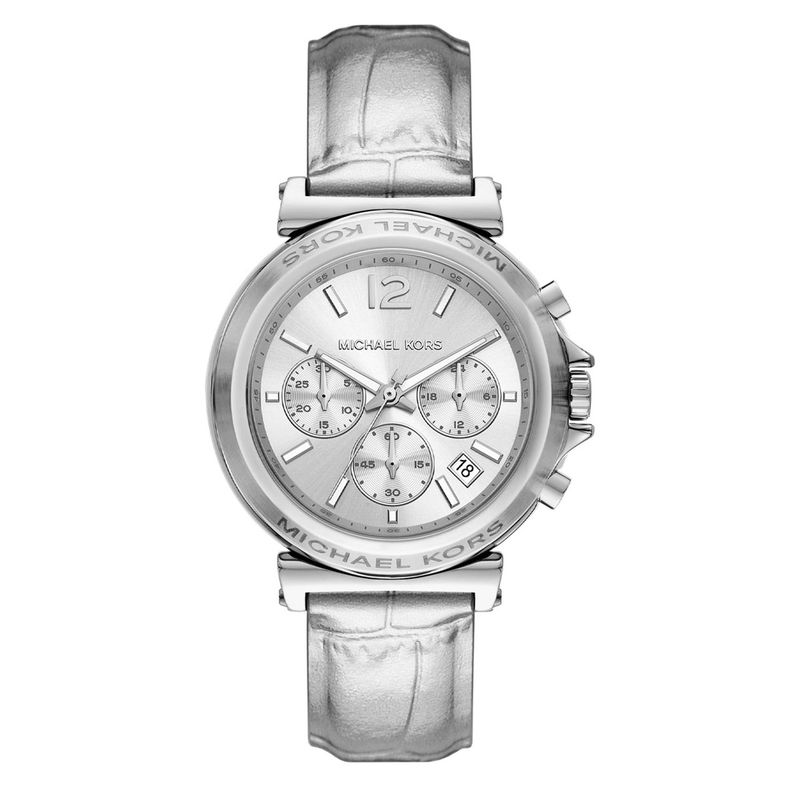 MICHAEL KORS - Reloj Michael Kors Mujer MAREN. Reloj Cuero Plateado MK7509