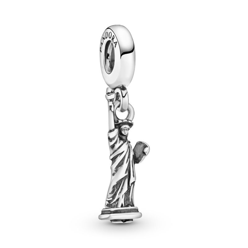 PANDORA - Charm Pandora Colgante Estatua de la Libertad Plata Esterlina