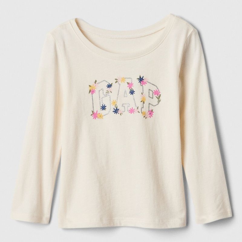 GAP - Camiseta manga larga Niña con Estampado Algodón GAP