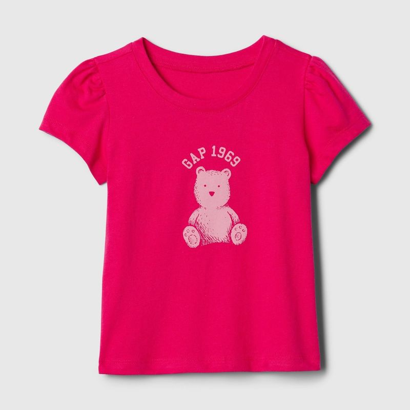 GAP - Camiseta Niña con Estampado Manga corta Algodón GAP