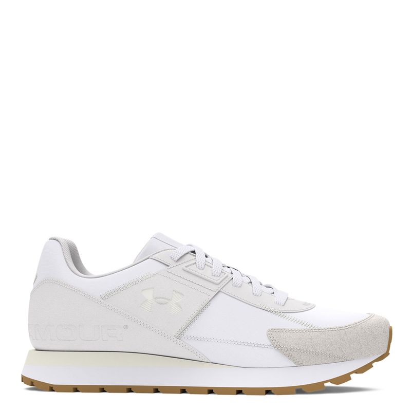 UNDER ARMOUR - Tenis Under Armour Moda Essential Run Hombre Blancos
