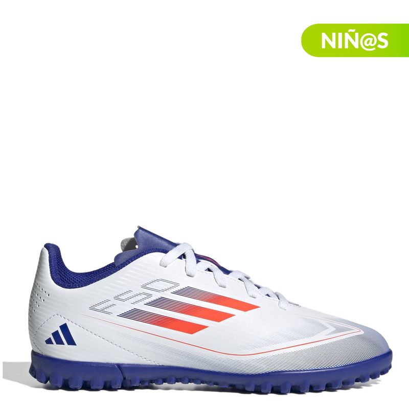ADIDAS - Guayos para pasto sintético Adidas F50 Club TF J Unisex niño  