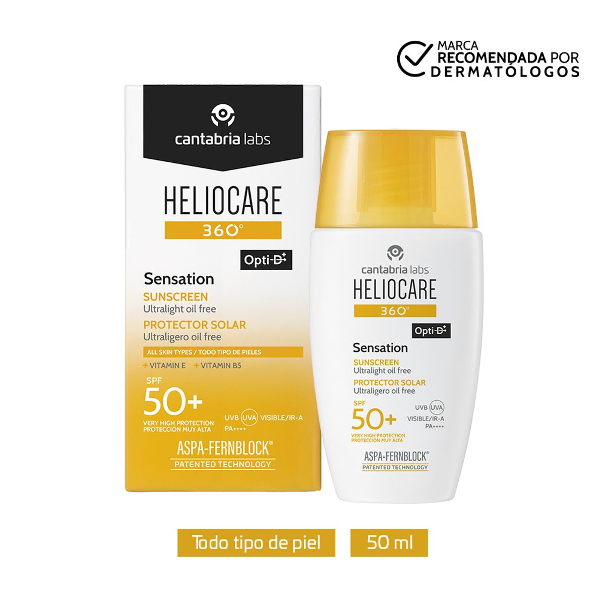 HELIOCARE - Protector solar Heliocare 360° Sensation Líquido Heliocare 50 ml