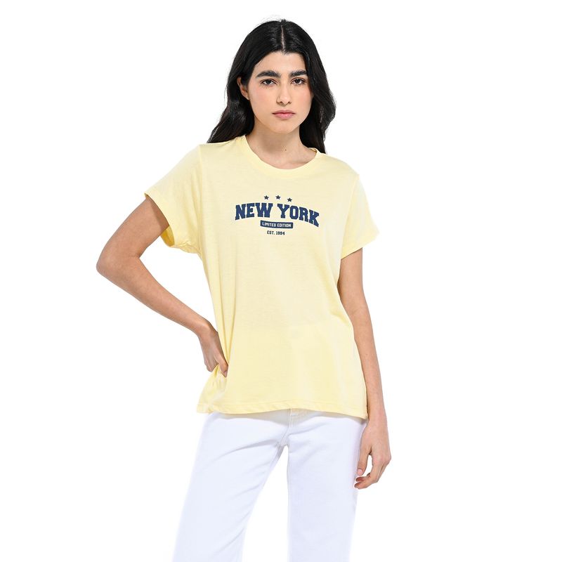 SYBILLA - Camiseta Mujer Manga corta de Algodón Sybilla
