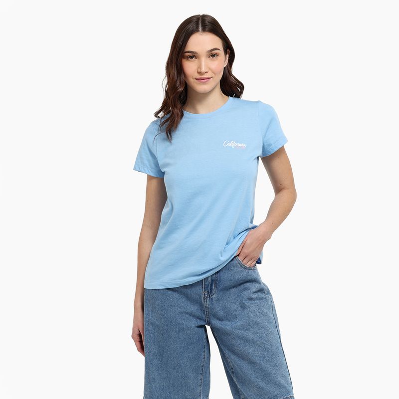 SYBILLA - Camiseta Mujer Manga corta de Algodón Sybilla