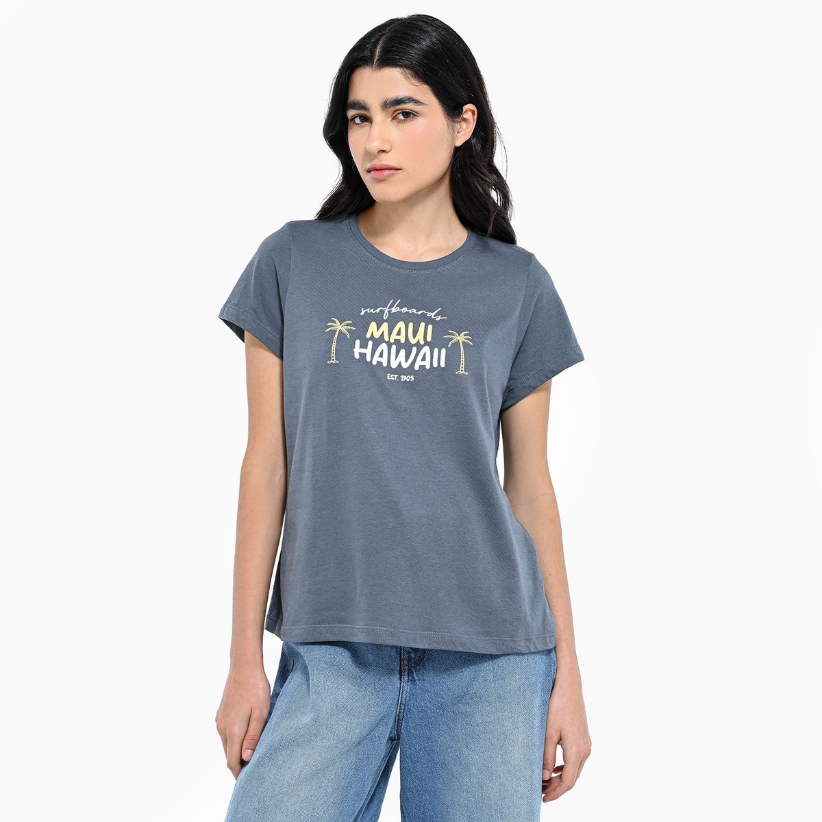 SYBILLA - Camiseta Mujer Manga corta de Algodón Sybilla 