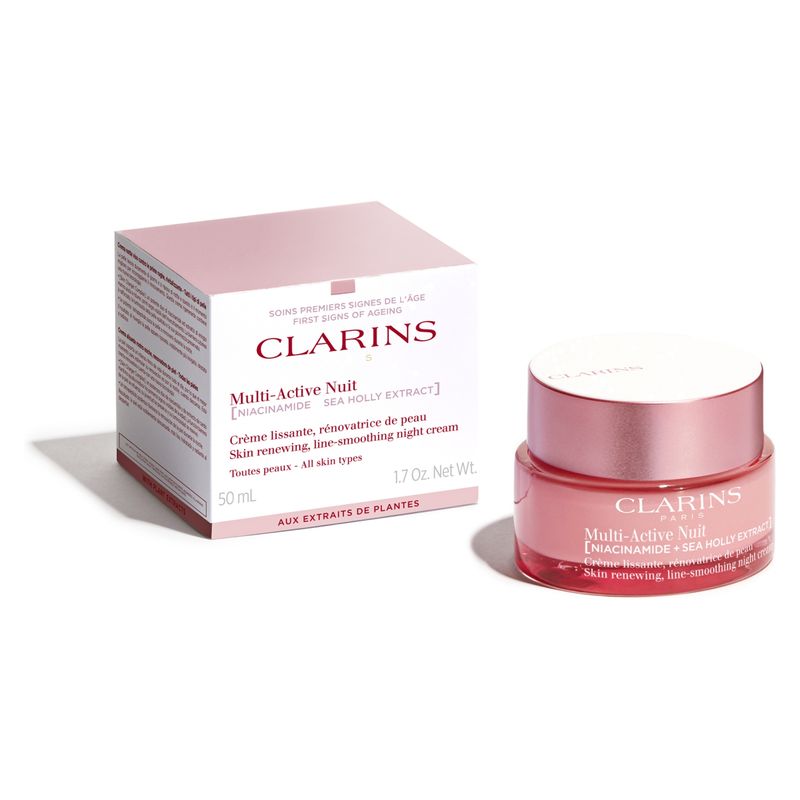 CLARINS - Tratamiento antiedad Noche Multi Active Night Cream Clarins Para Todo tipo de piel 50ml