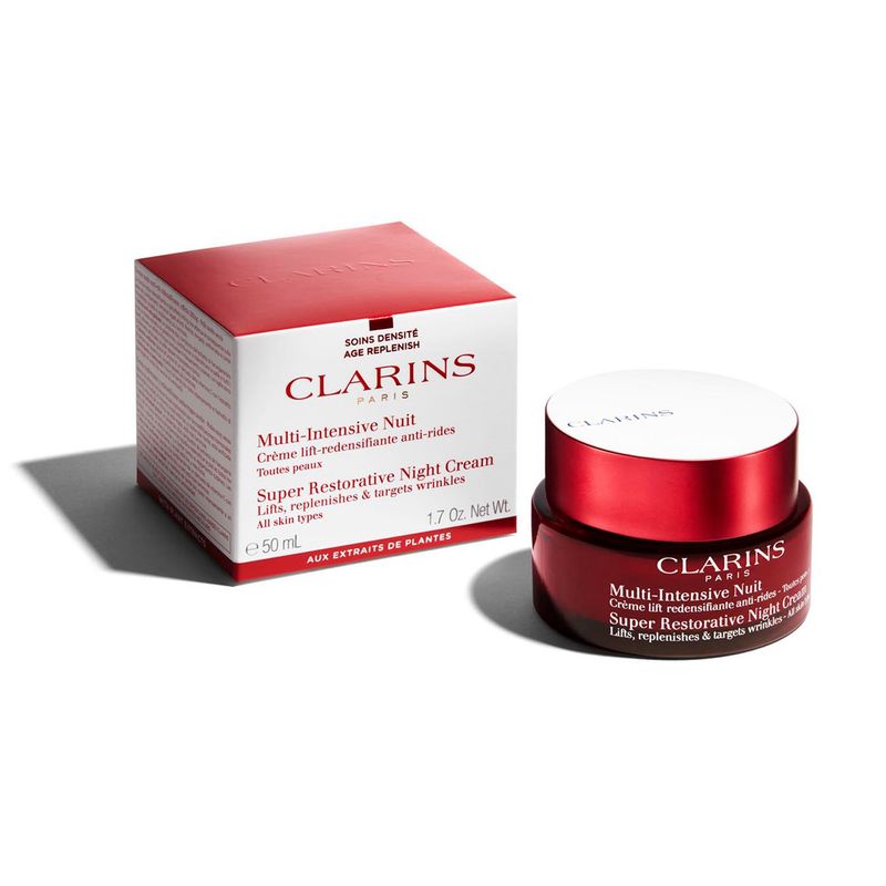 CLARINS - Tratamiento antiedad Noche Super Restorative Night Cream Todo Tipo de Piel 50ml Clarins Para Todo tipo de piel 50ml