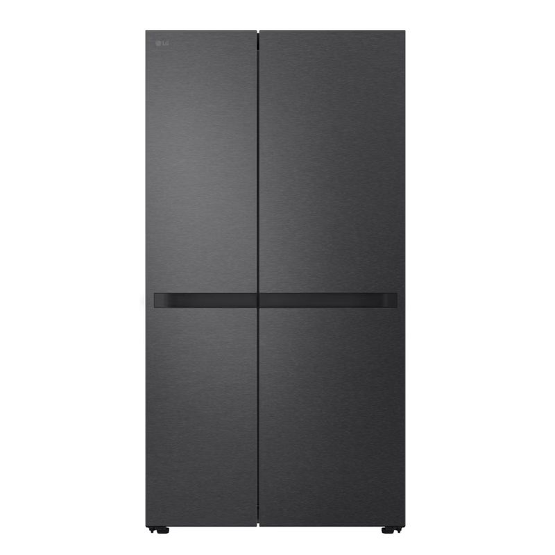 LG - Nevecón Side by Side 664 lt Smart Inverter Negro Mate GS66BPM