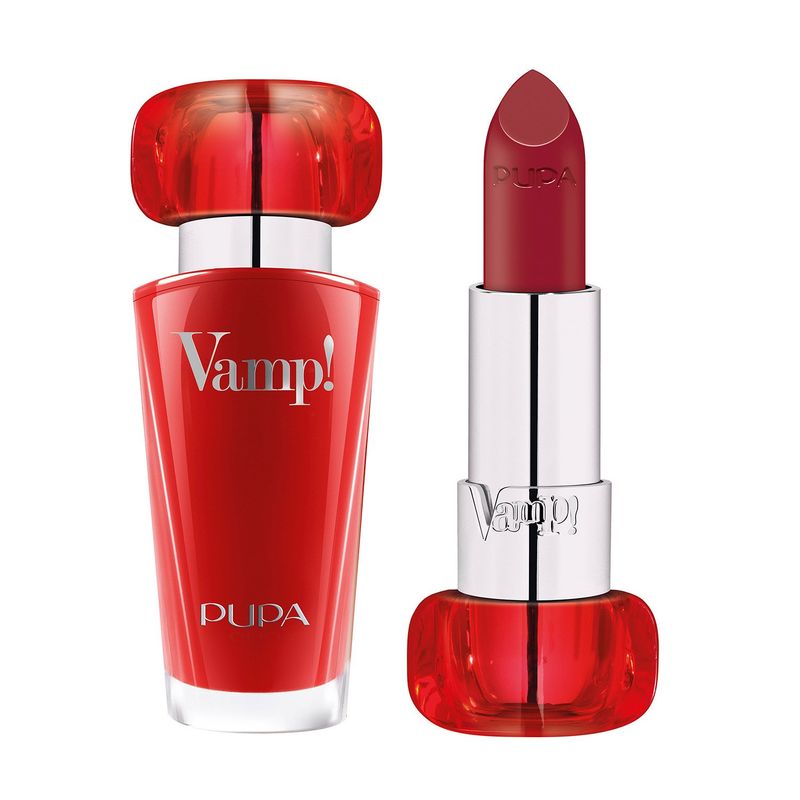 PUPA - Brillo labial Vamp Extreme Colour Intense Red PUPA 3.5 gr