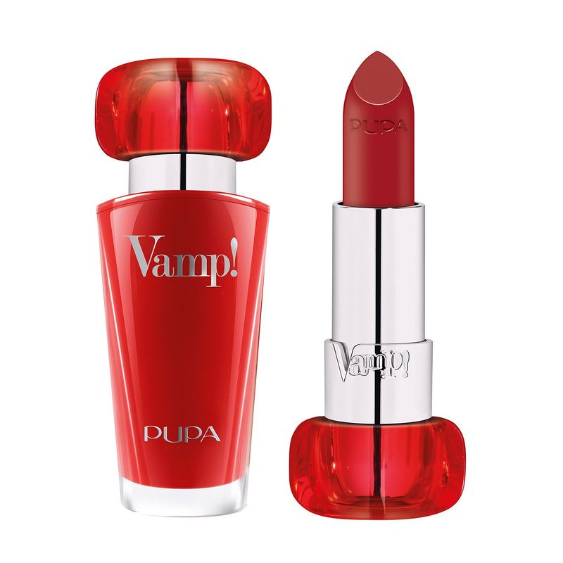 PUPA - Brillo labial Vamp Extreme Colour Ruby Red PUPA 3.5 gr
