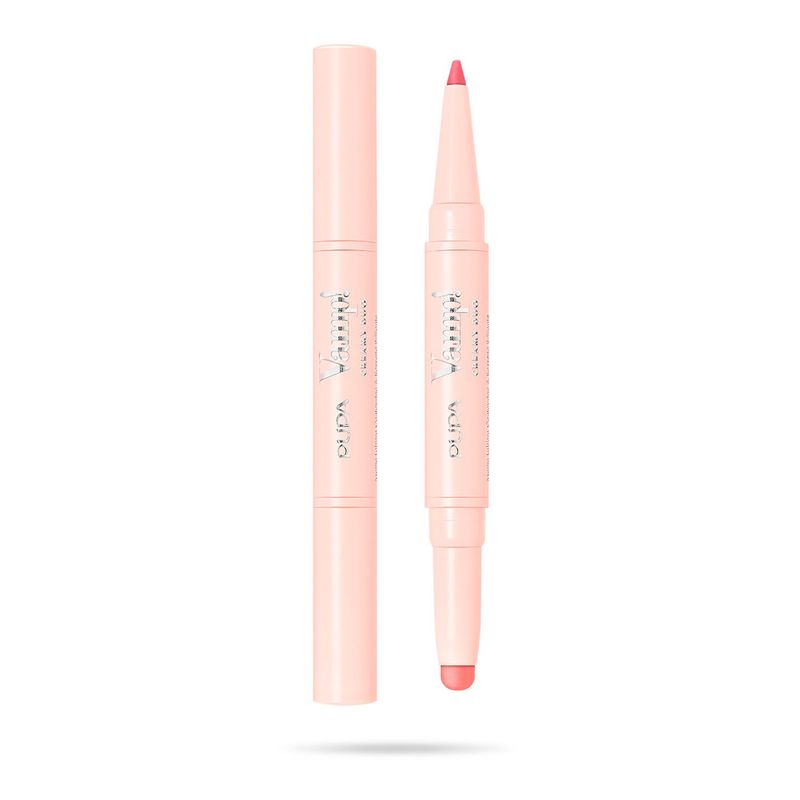 PUPA - Labial Y Lápiz De Labios Vamp! Creamy Duo Light Rose PUPA 0.8 gr