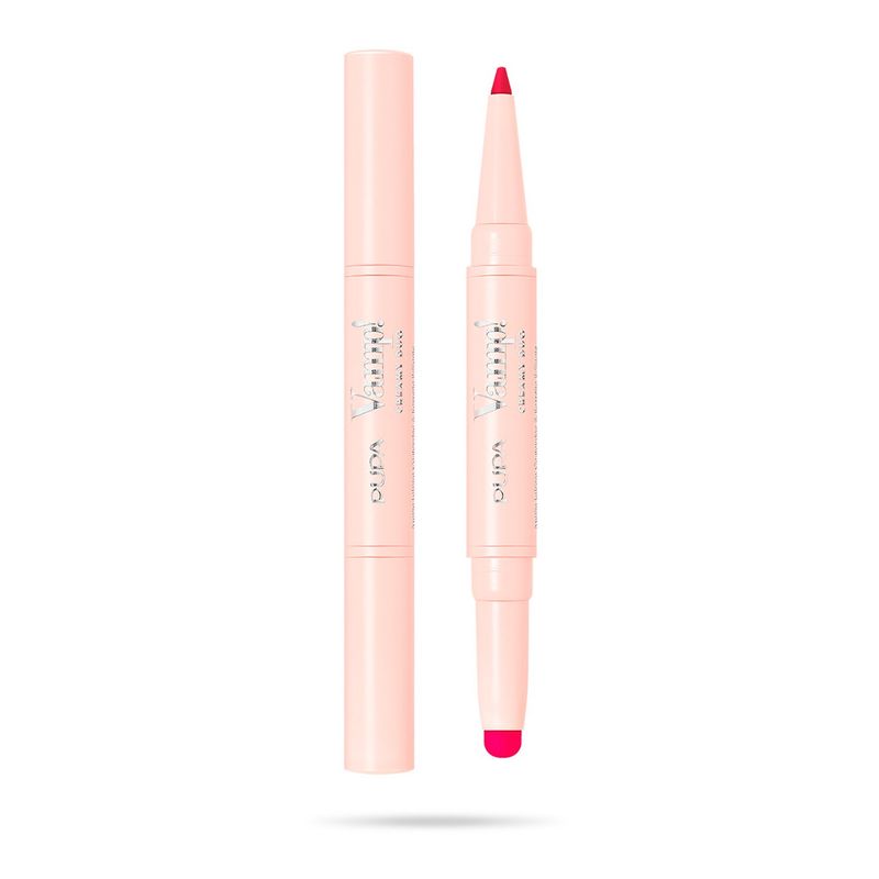 PUPA - Labial Y Lápiz De Labios Vamp! Creamy Duo Cherry Red PUPA 0.8 gr