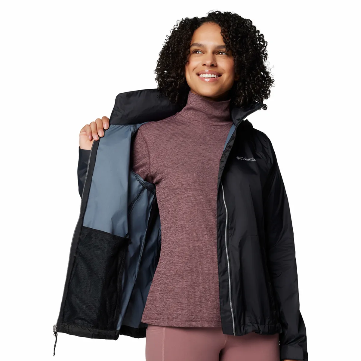 COLUMBIA - Chaqueta Impermeable Mujer Columbia Tela con tecnología OmniShield¿, repelencia avanzada
