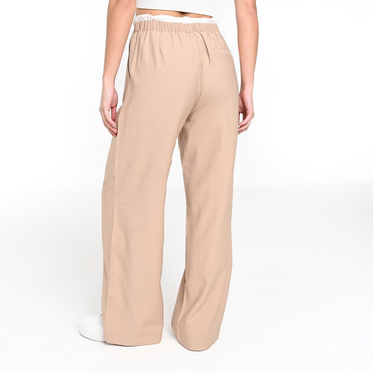 SYBILLA - Pantalón Wide leg Mujer Tiro alto Sybilla
