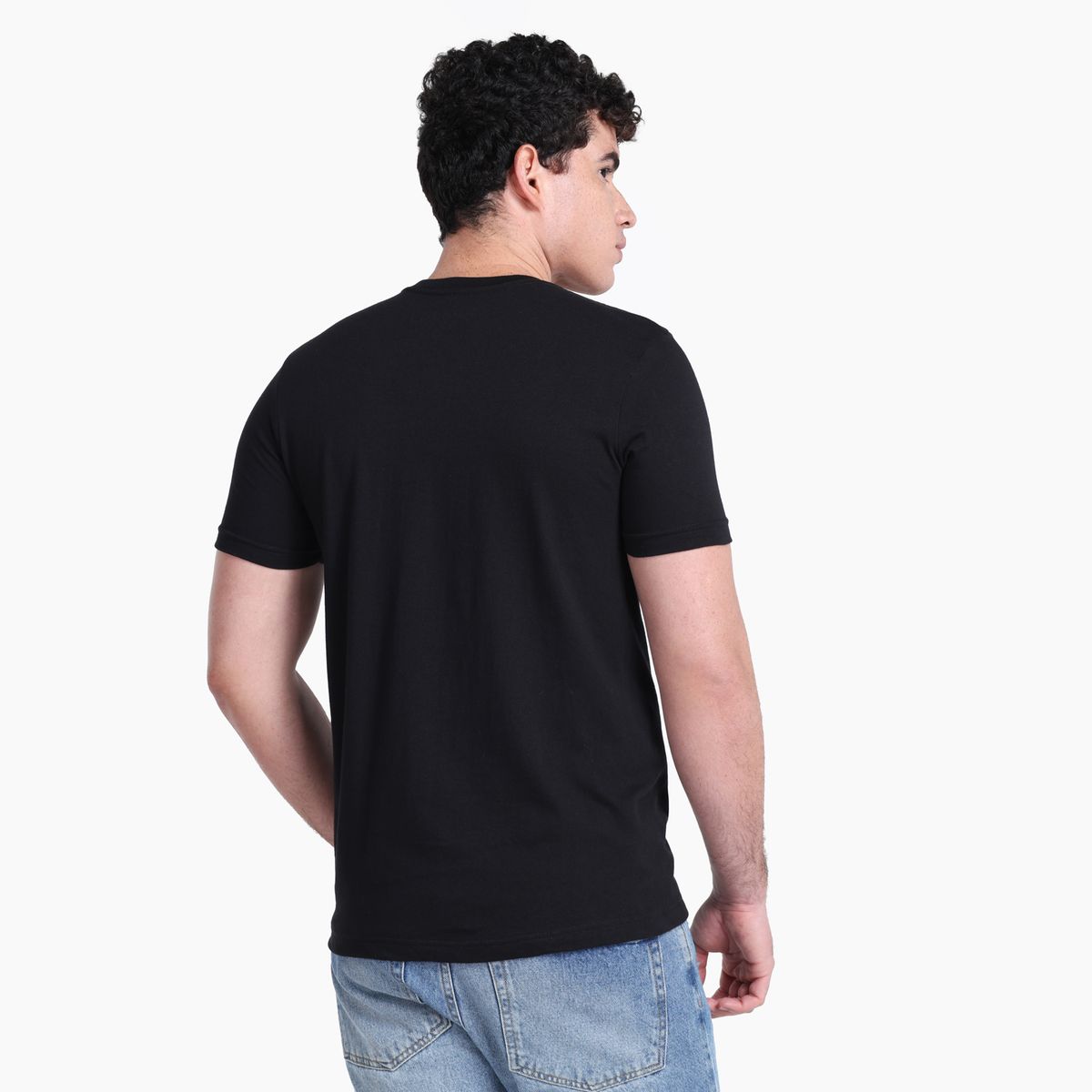 BEARCLIFF - Camiseta Hombre Manga corta con Estampado de Algodón Bearcliff