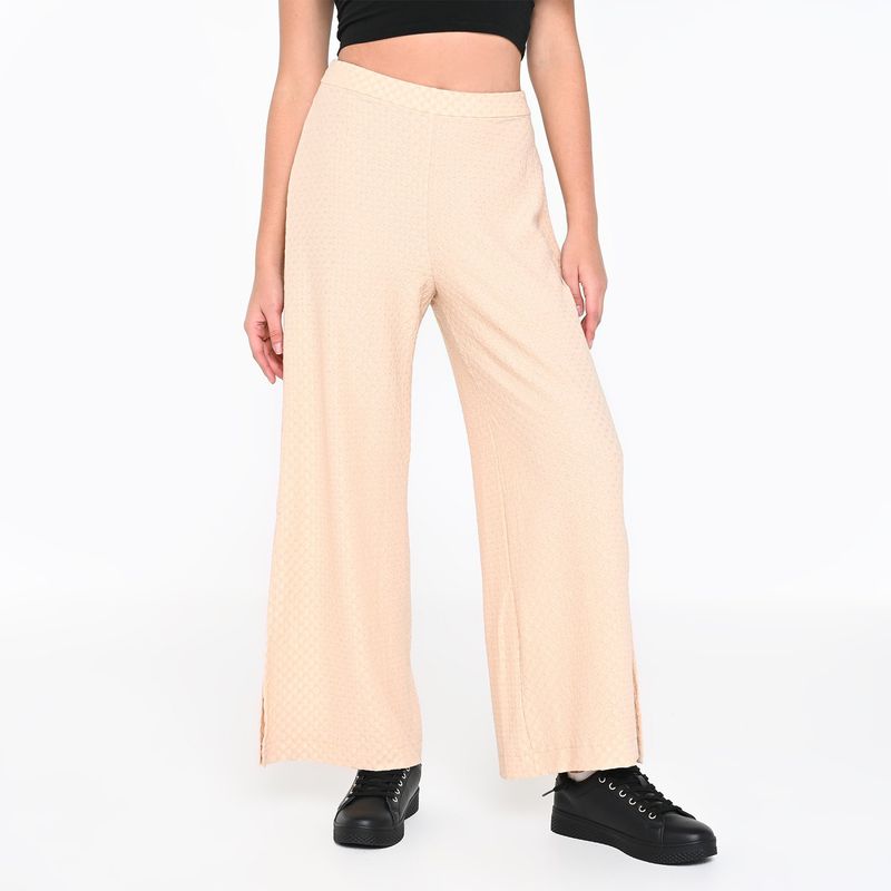 MOSSIMO - Pantalón Wide leg Mujer Tiro alto Mossimo
