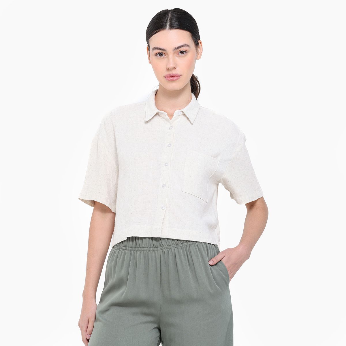 UNIVERSITY CLUB - Camisa Mujer Manga corta University Club