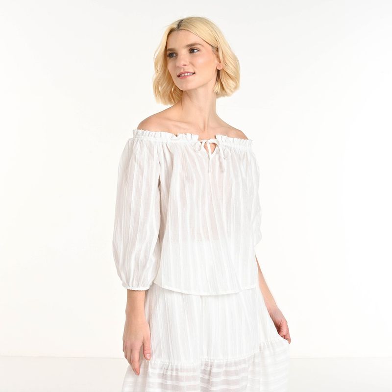 UNIVERSITY CLUB - Blusa Mujer Manga 3/4 University Club