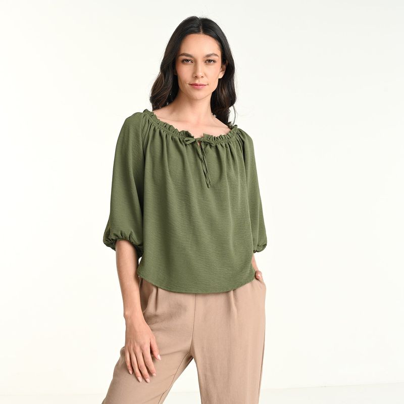UNIVERSITY CLUB - Blusa Mujer Manga 3/4 University Club