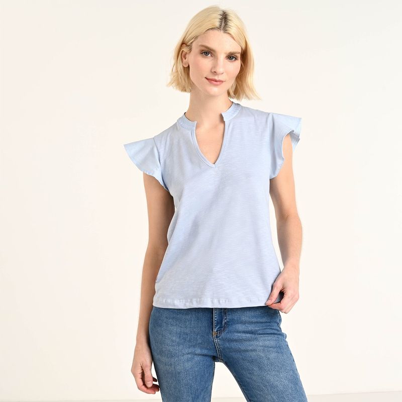 UNIVERSITY CLUB - Camiseta Mujer Sin mangas de Algodón University Club