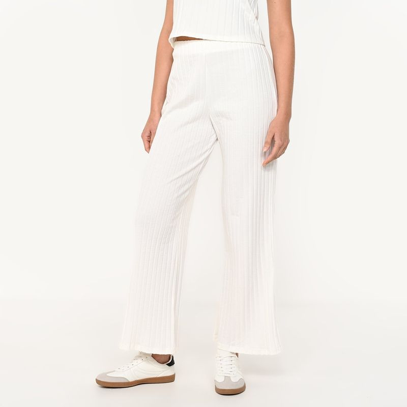 UNIVERSITY CLUB - Pantalón Culotte Mujer Tiro alto University Club