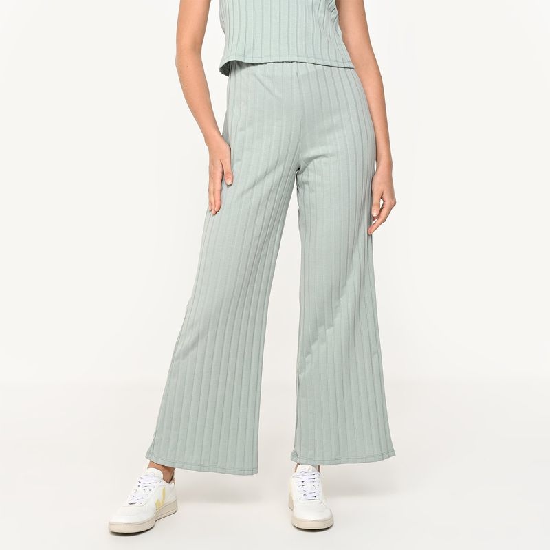 UNIVERSITY CLUB - Pantalón Culotte Mujer Tiro alto University Club