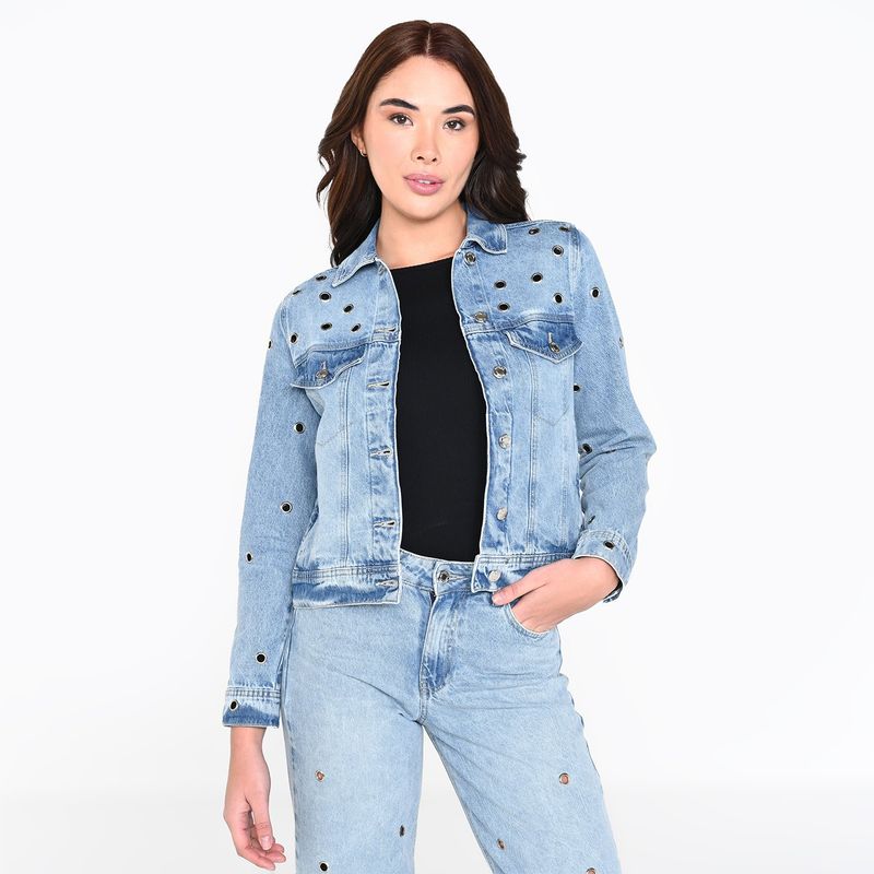 MOSSIMO - Chaqueta Mujer Oversize de Algodón Mossimo 