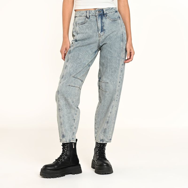DENIMLAB - Jean Balloon Mujer Tiro alto Denimlab