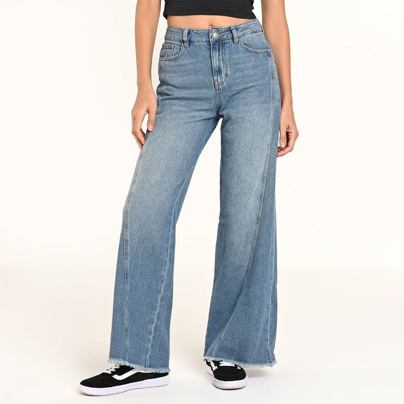 DENIMLAB - Jean Mujer Tiro medio Denimlab 