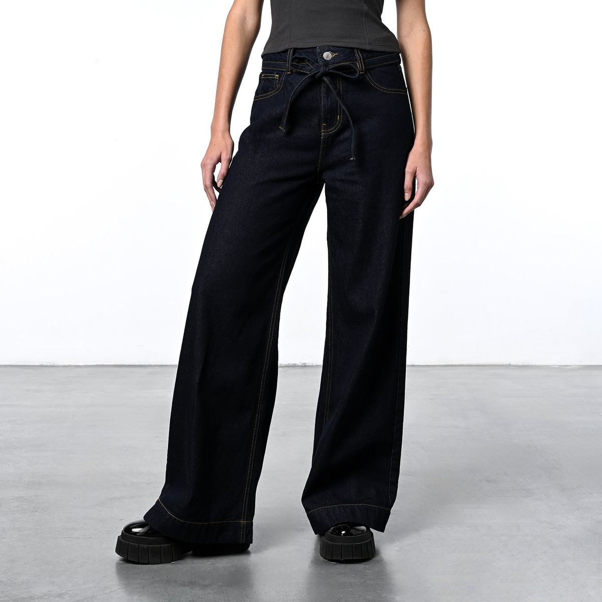 DENIMLAB - Jean Wide leg Mujer Tiro medio Denimlab