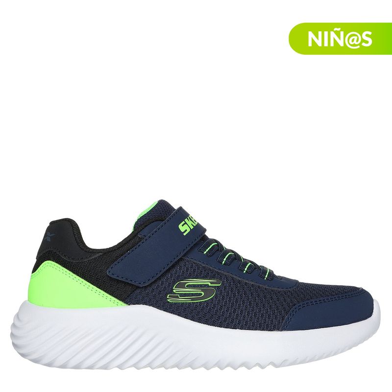 SKECHERS - Tenis moda Skechers Bounder Trekzic Niño con Velcro