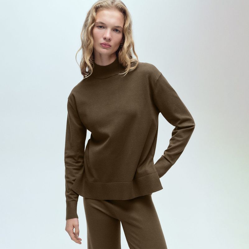 MANGO - Saco Mujer Tejido Oversize MANGO