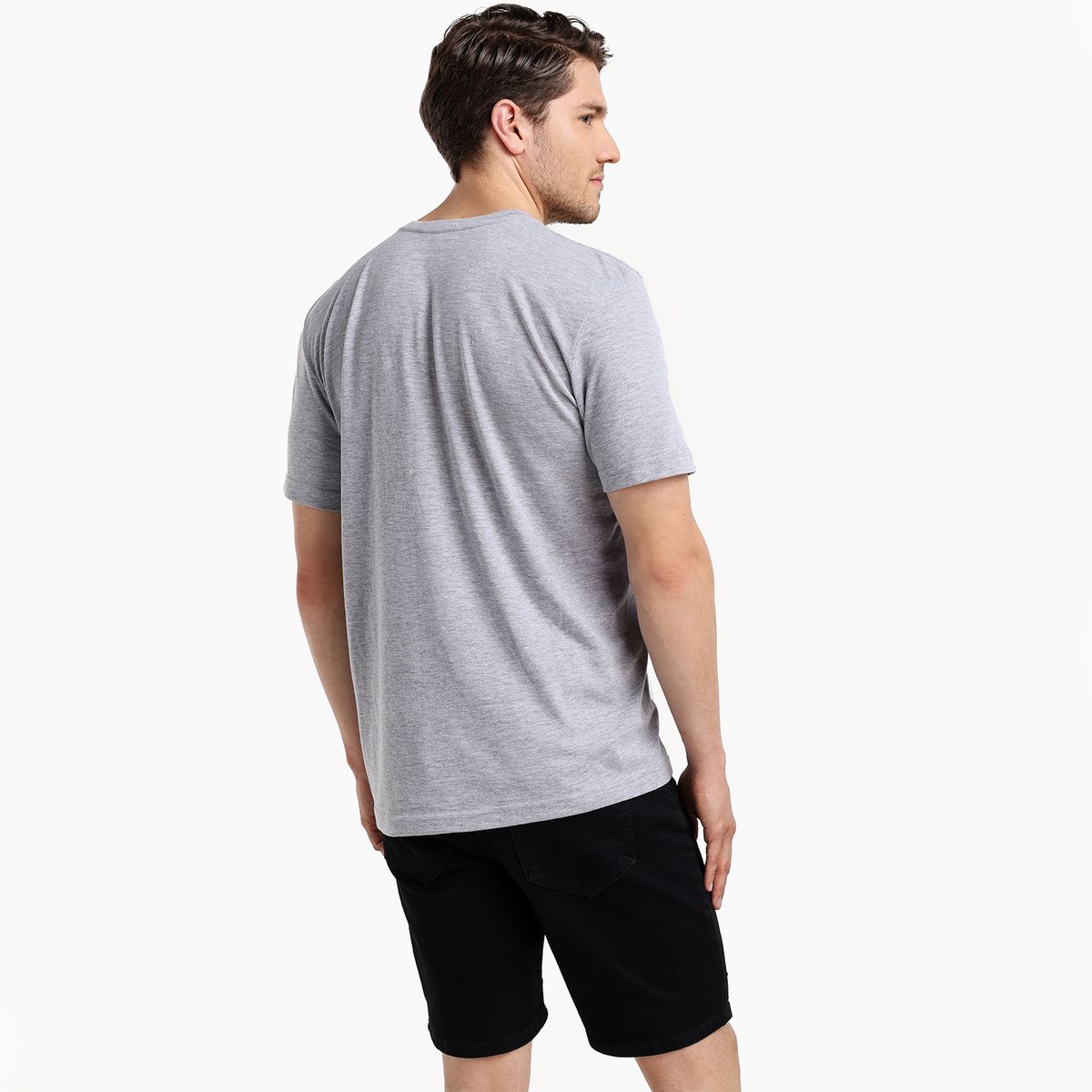 BEARCLIFF - Camiseta Hombre Manga corta con Estampado de Algodón Bearcliff