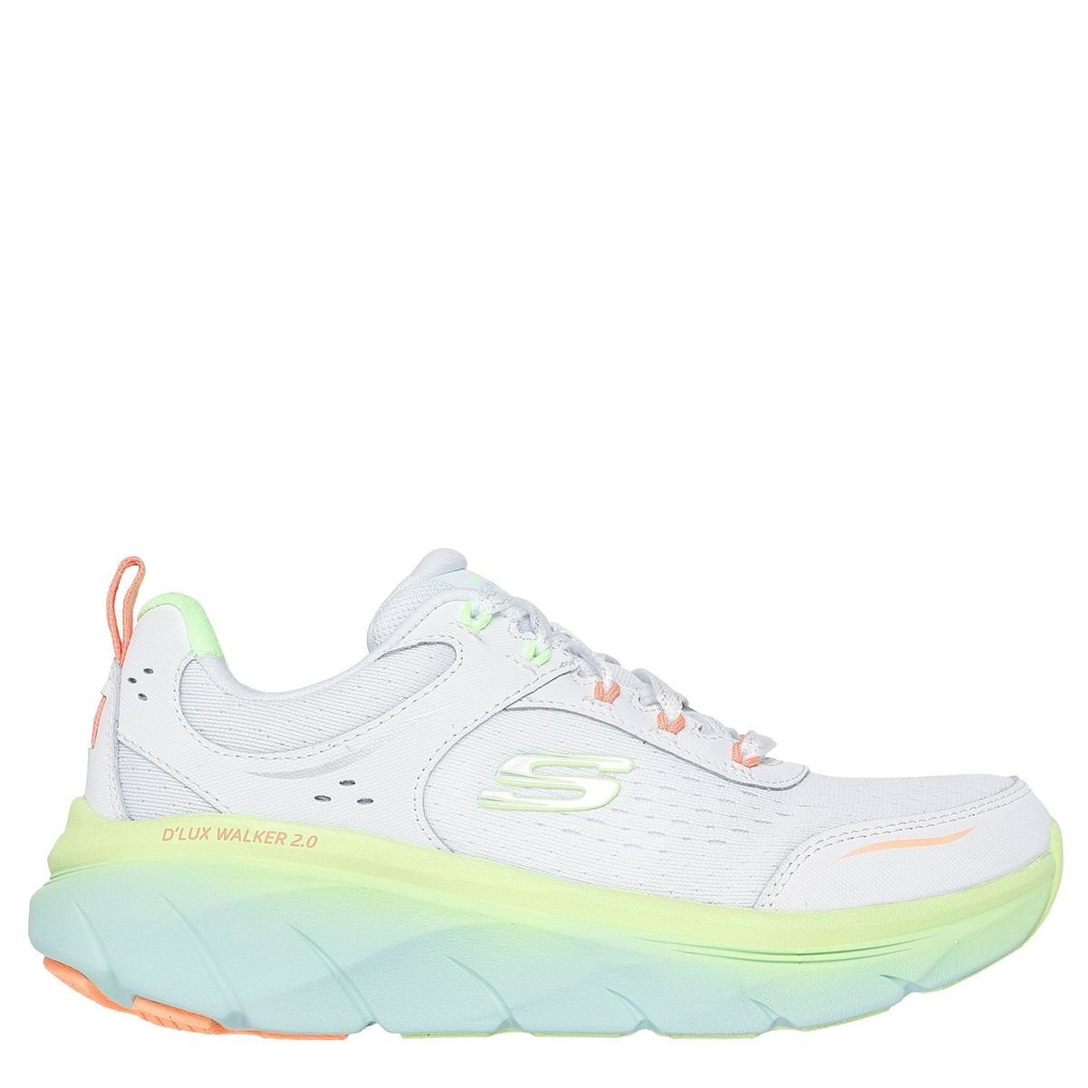 SKECHERS - Tenis Skechers Moda Dlux Walker 2.0 Neon Mujer 