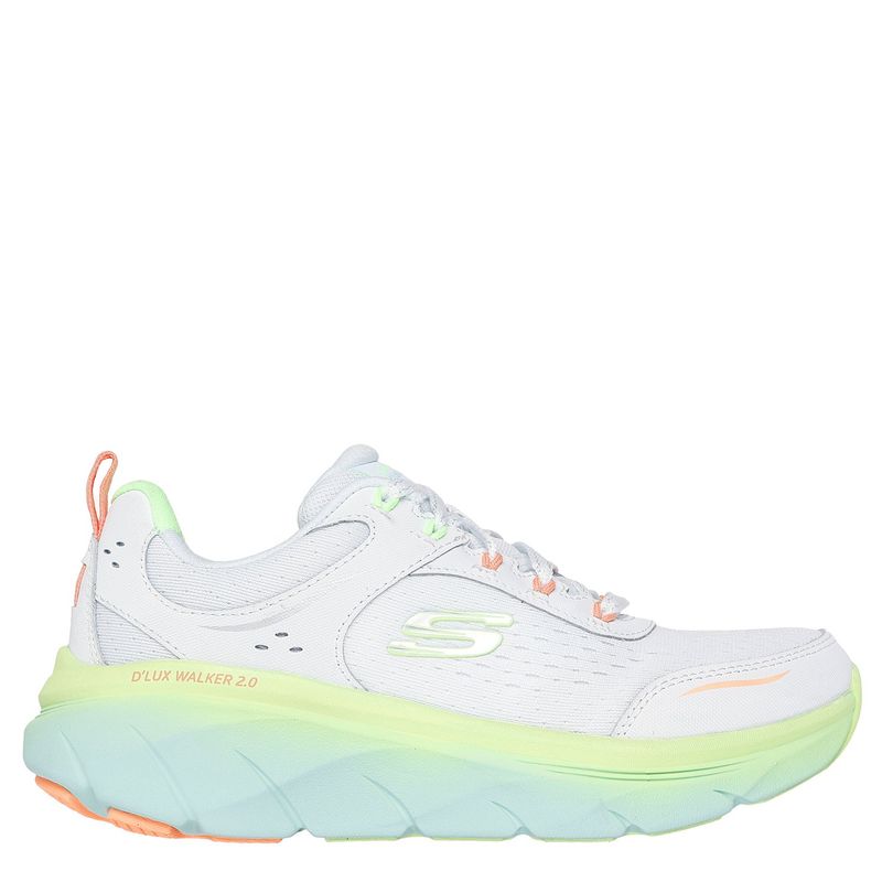 SKECHERS - Tenis Skechers Moda Dlux Walker 2.0 Neon Mujer 
