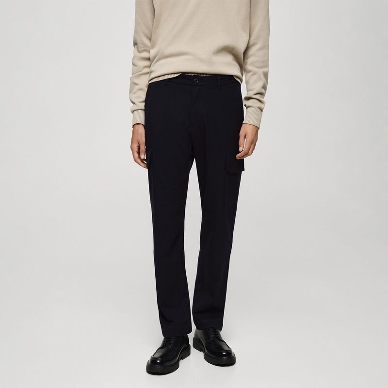 MANGO - Pantalón Cargo Hombre Mango