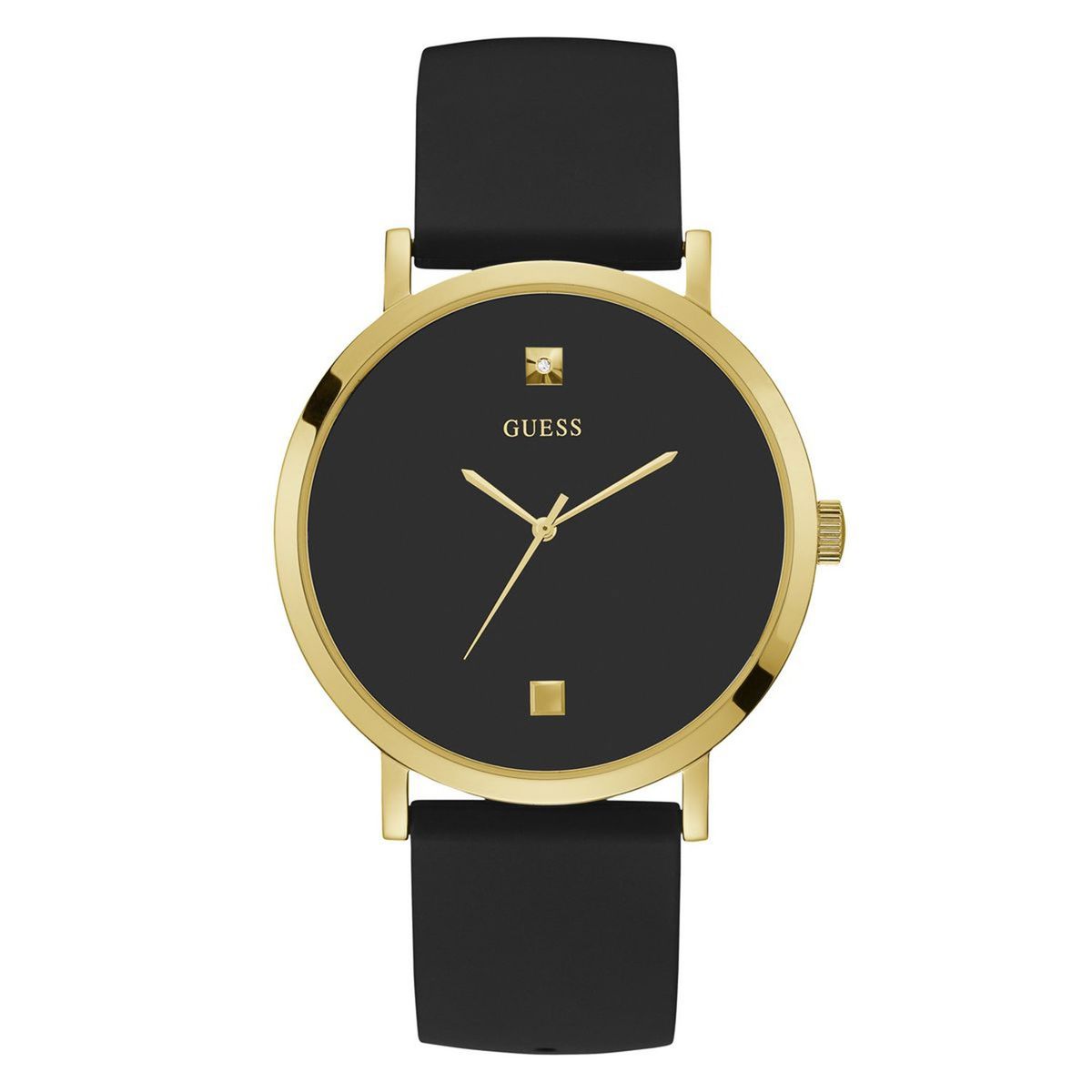 GUESS - Reloj Guess Hombre SUPERNOVA. Reloj Silicona Negro W1264G1