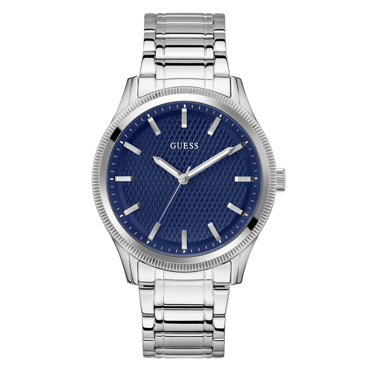 GUESS - Reloj Guess Hombre DEX. Reloj Acero Inoxidable Plateado GW0626G1