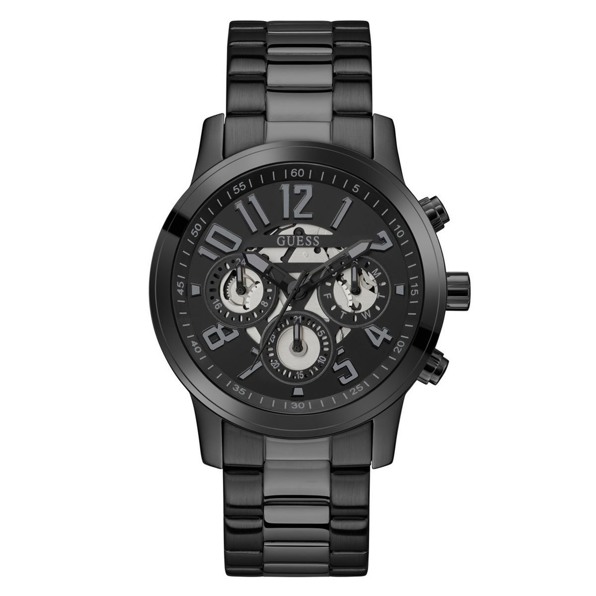 GUESS - Reloj Guess Hombre PARKER. Reloj Acero Inoxidable Negro GW0627G3