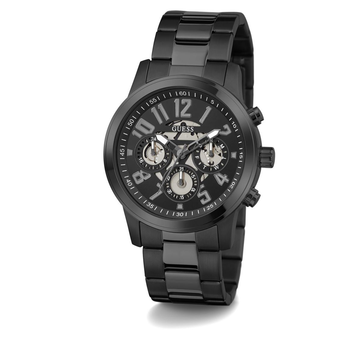 GUESS - Reloj Guess Hombre PARKER. Reloj Acero Inoxidable Negro GW0627G3