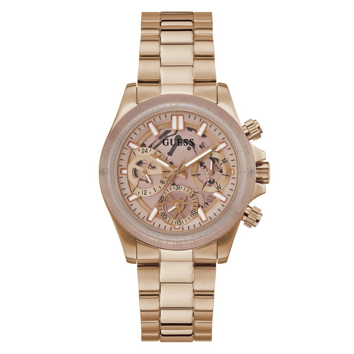 GUESS - Reloj Guess Mujer MIRAGE. Reloj Acero Inoxidable Oro Rosa GW0557L2