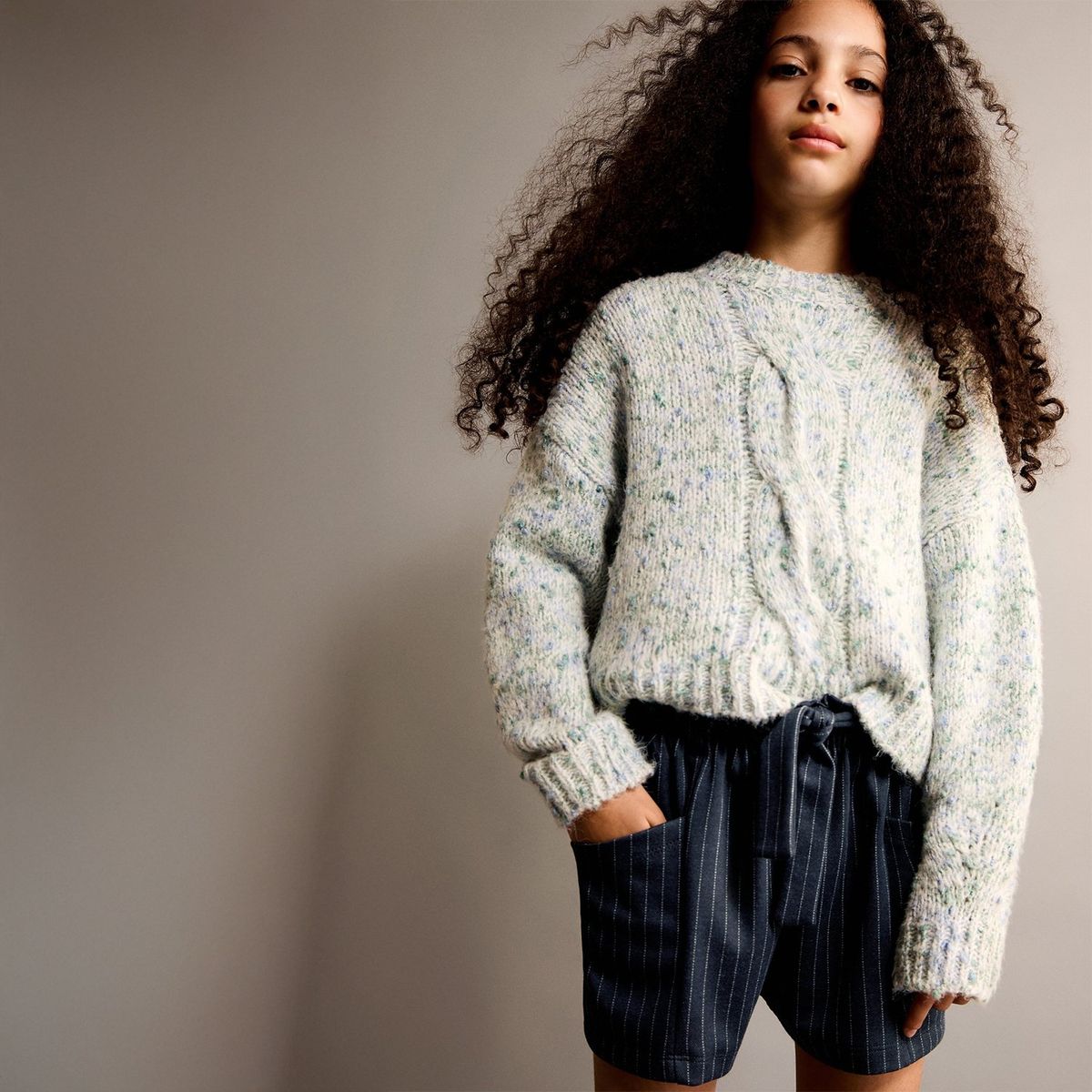 MANGO - Short Niña Rayas MANGO