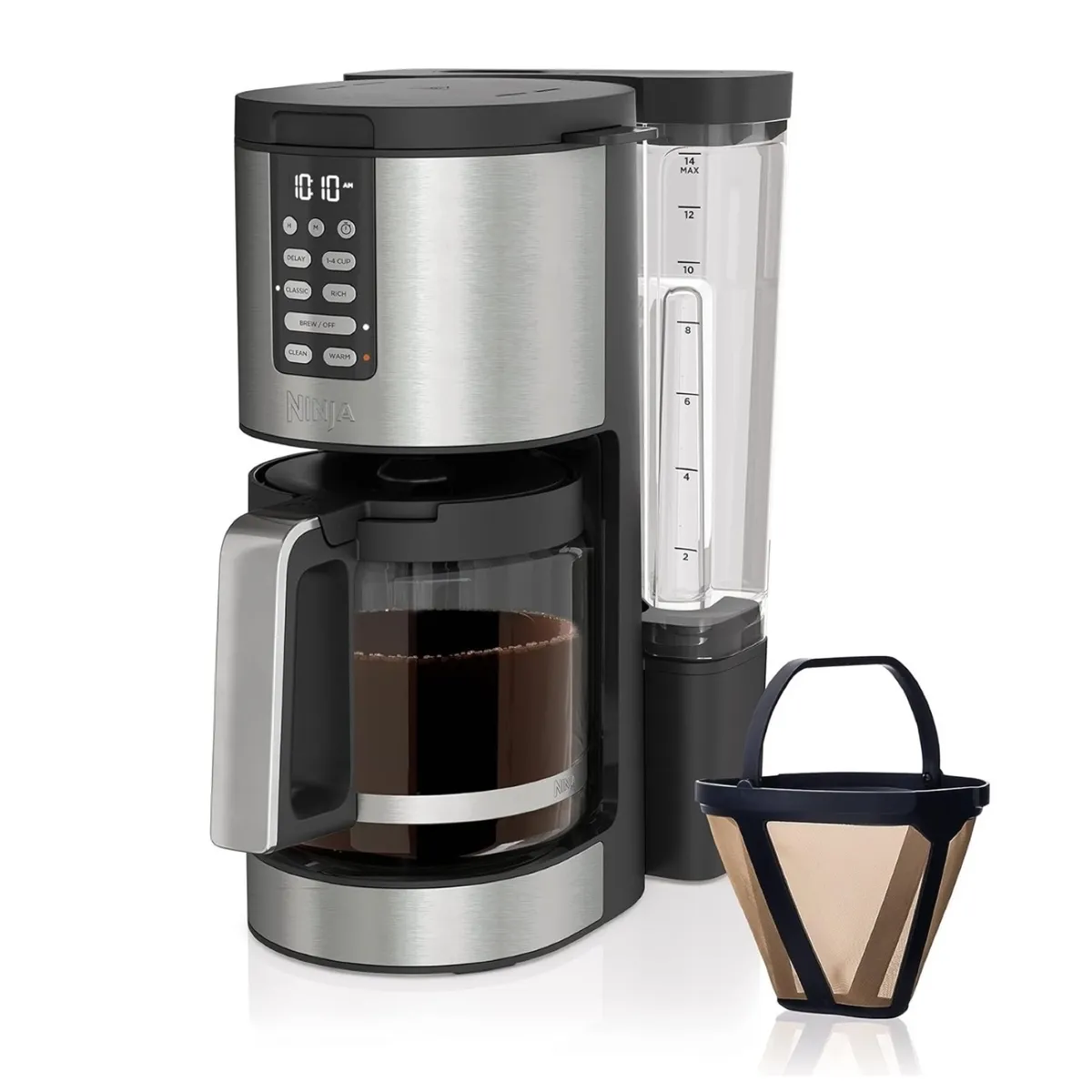 NINJA - Cafetera de Filtro Ninja DCM201 14 Tazas Encendido programable